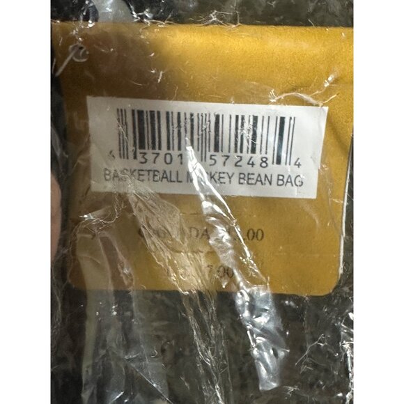 Sealed Vintage Basketball Mickey Mouse Bean Bag Plush Toy Disney - Picture 6 of 8